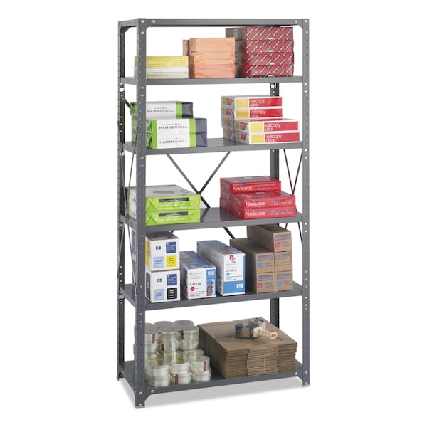 Commercial Steel Shelving Unit,6 Shelf